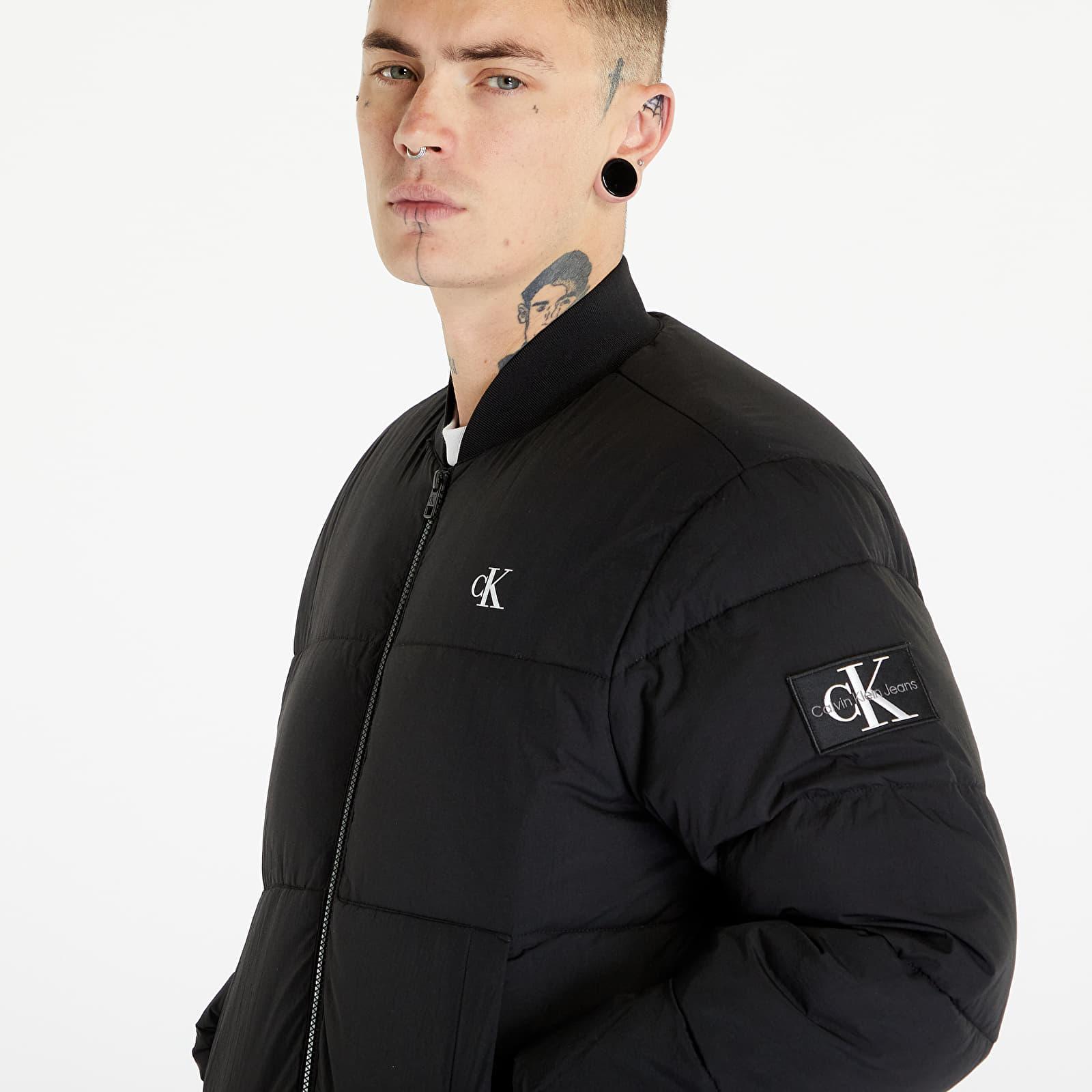 Lyst for Calvin Klein in Black Bomber Men | Jacket Commercial Jeans
