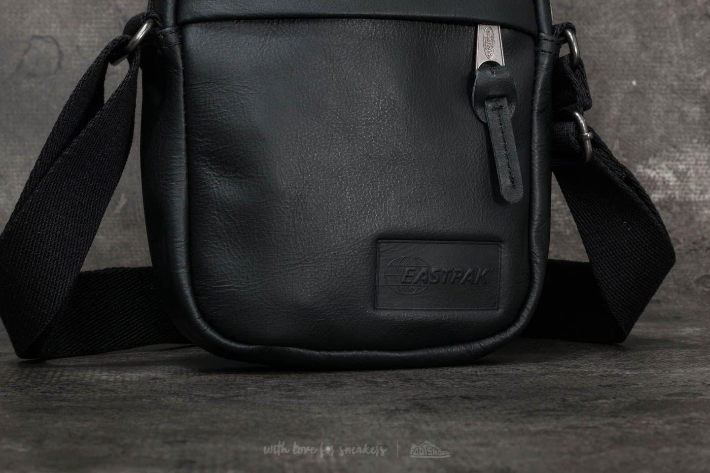 Footshop Eastpak The One Black Ink Leather - Lyst