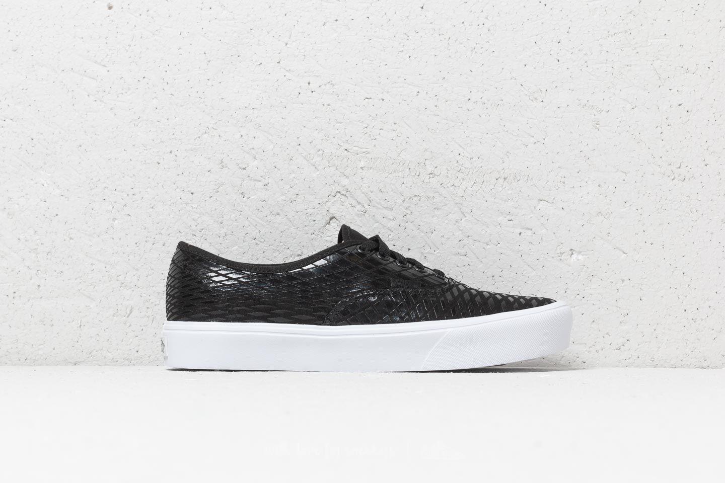 vans canvas authentic lite black