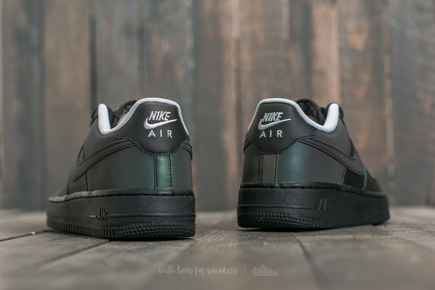 Nike Leather Air Force 1 Lv8 (gs) Black/ Black/ Wolf Grey for Men 