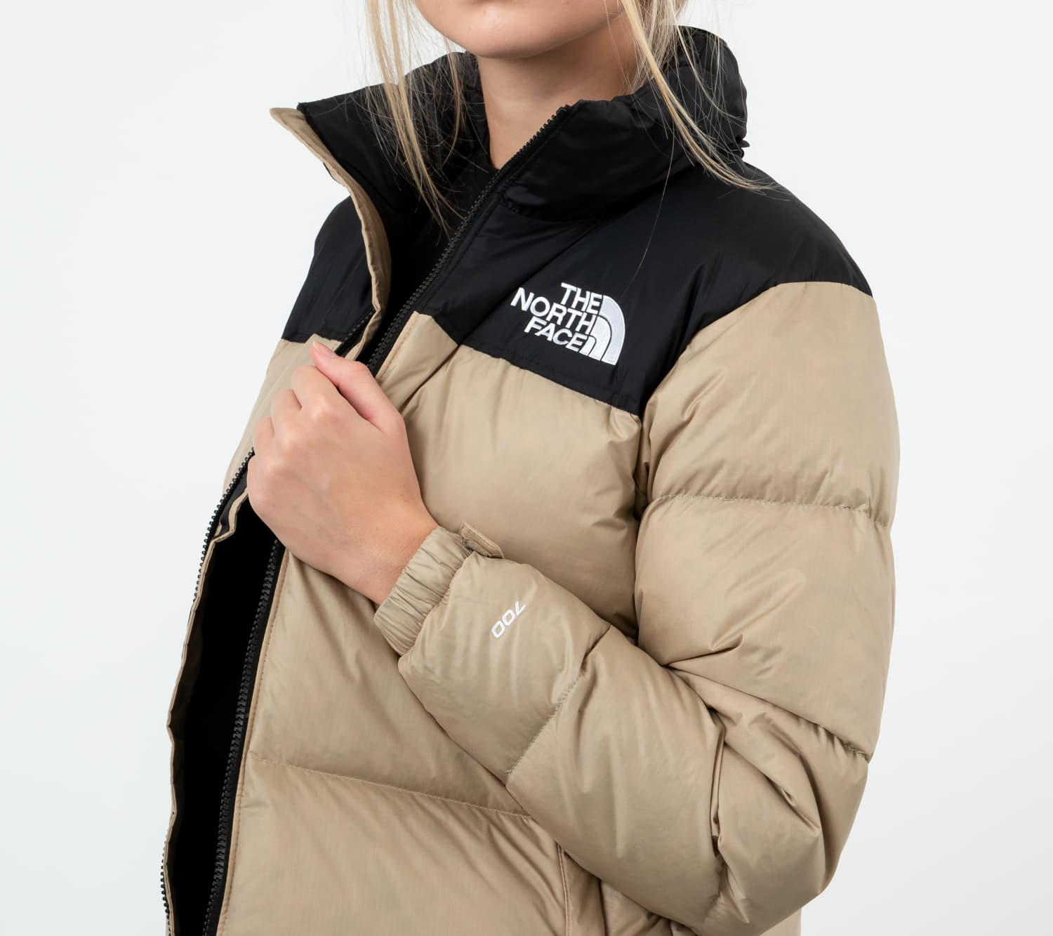 The North Face Retro Nuptse Jacket Twill Beige in Brown - Lyst
