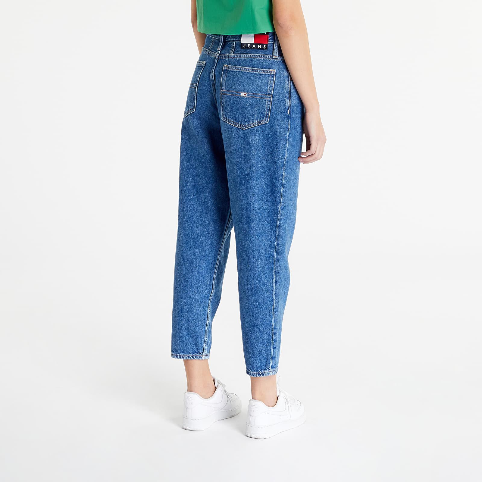 Tommy Hilfiger Mom Jeans Ultra High Rise Tapered Denim Medium in Blue | Lyst