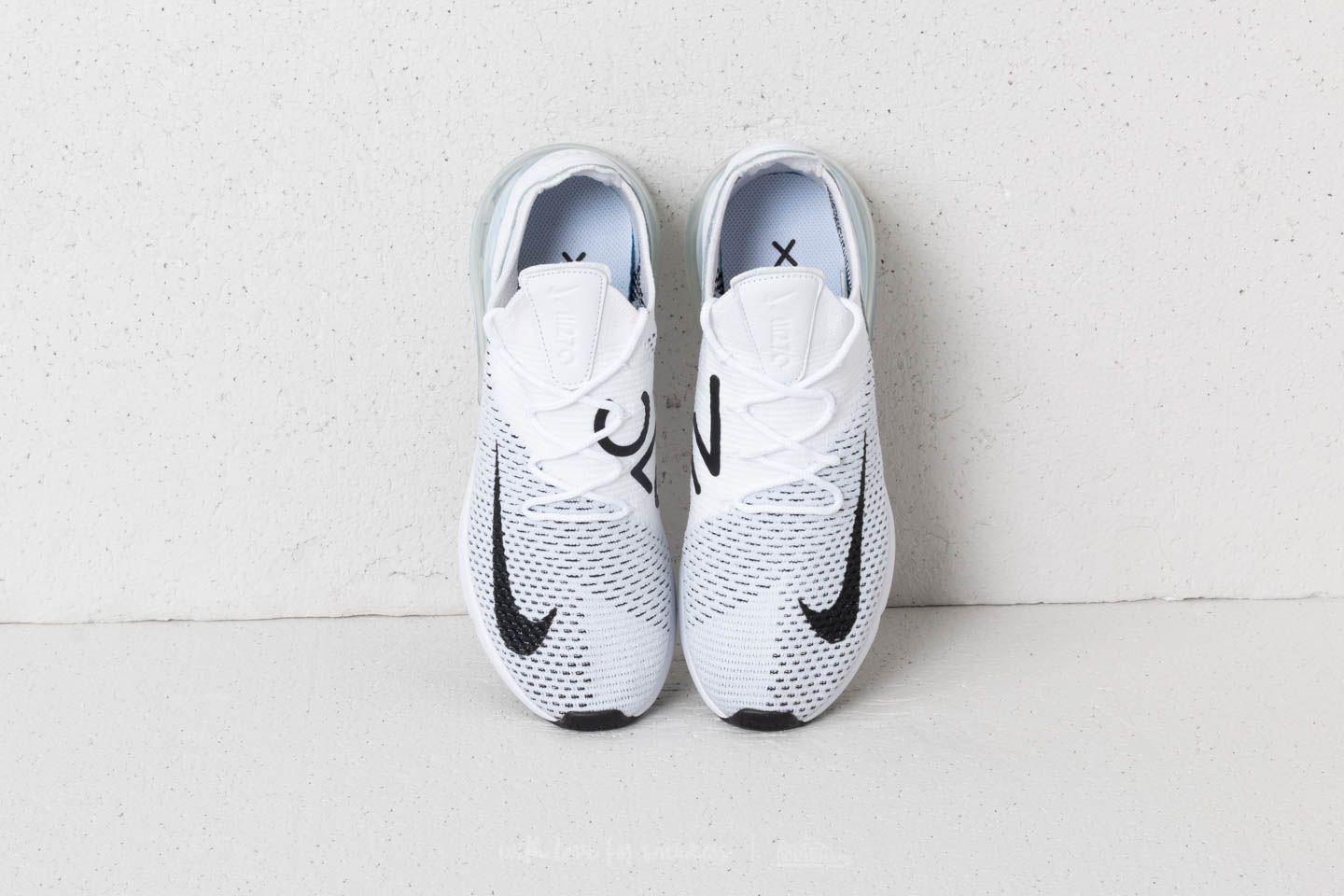 air max 270 flyknit black white