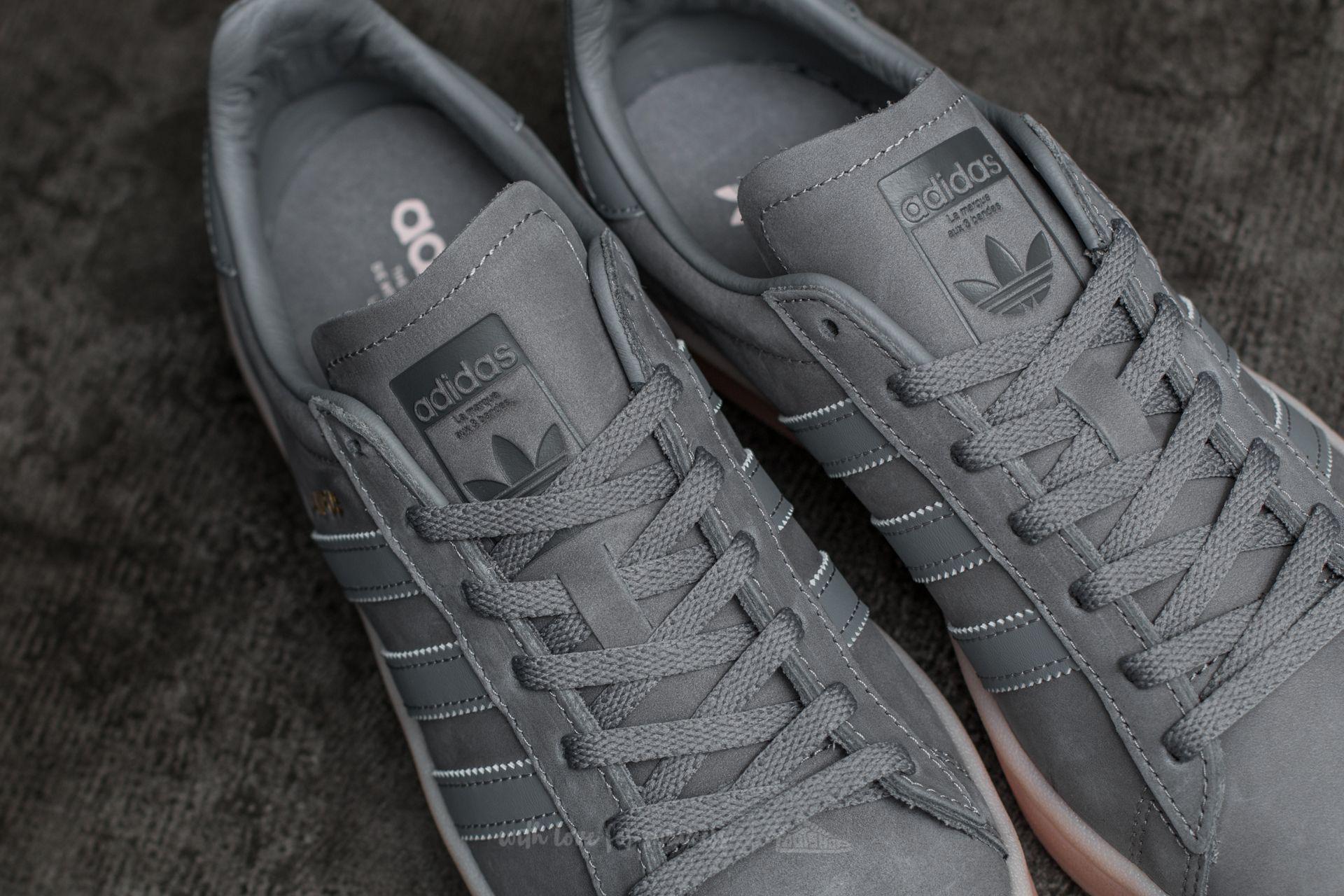 adidas Originals Leather Adidas Campus W Grey Three/ Grey Three/ Icey Pink  in Gray for Men | Lyst