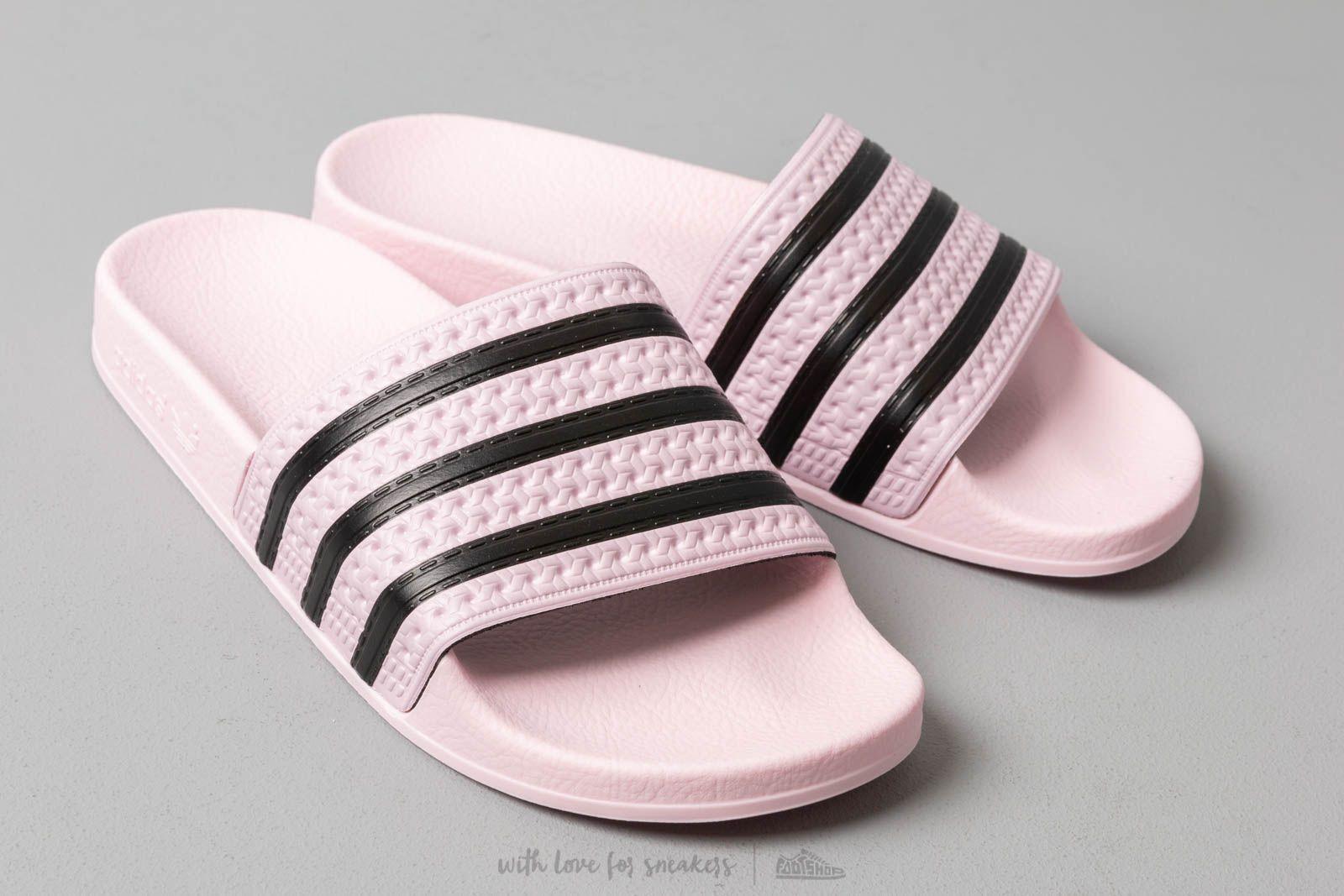 adidas adilette clear pink