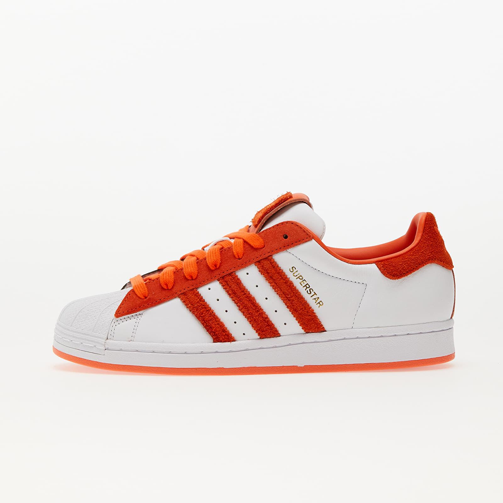 adidas Originals Adidas Superstar W Ftw White/ Semi Orange/ Focus Olive in  Red | Lyst