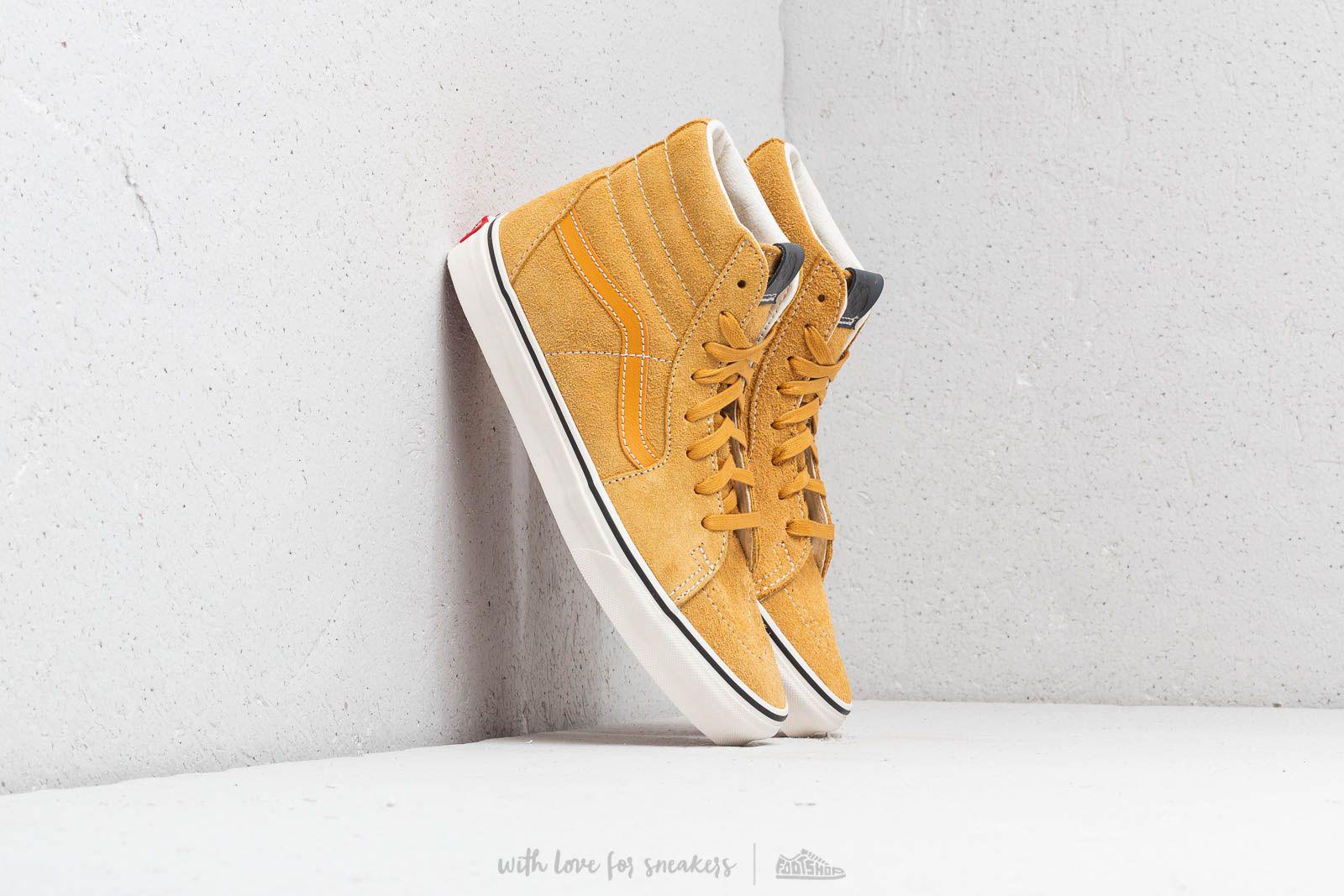 Vans Sk8-hi (hairy Suede) Sunflower 