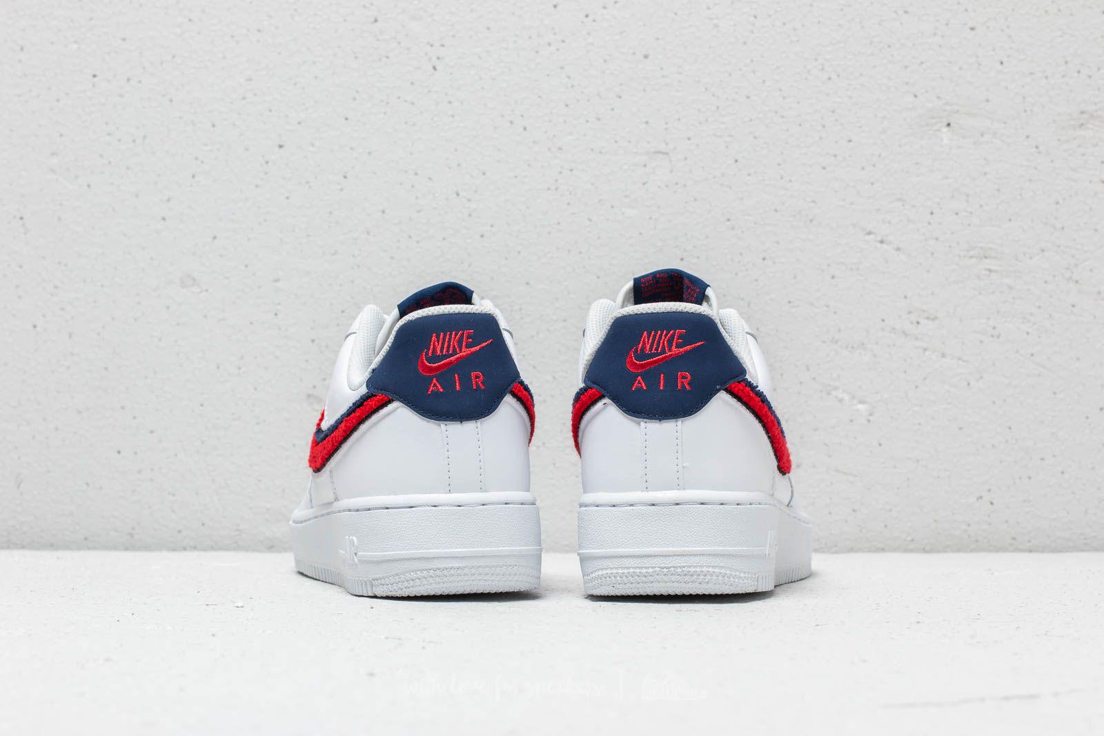 Nike Leather Air Force 1 ́07 Lv8 White/ University Red-blue Void for Men |  Lyst