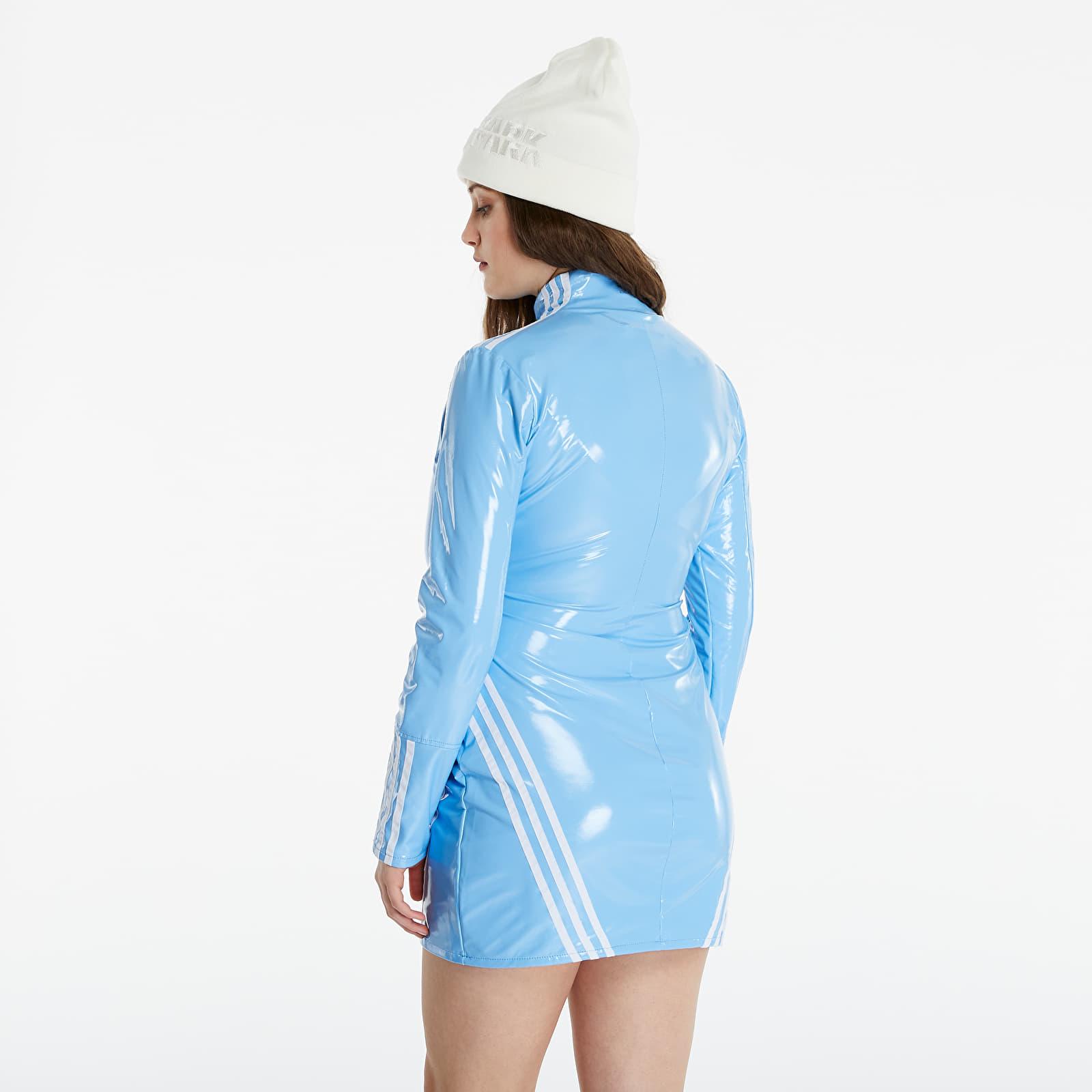 Adidas x Ivy Park 1/2 Zip Latex Dress Light Blue/ White adidas Originals |  Lyst