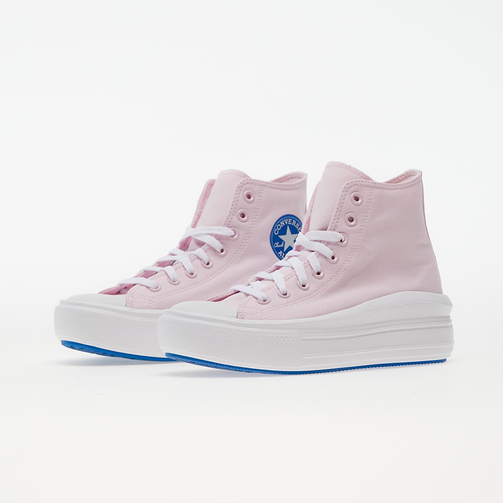 Converse Chuck Taylor All Star Move Pink Foam/ Digital Blue/ White | Lyst