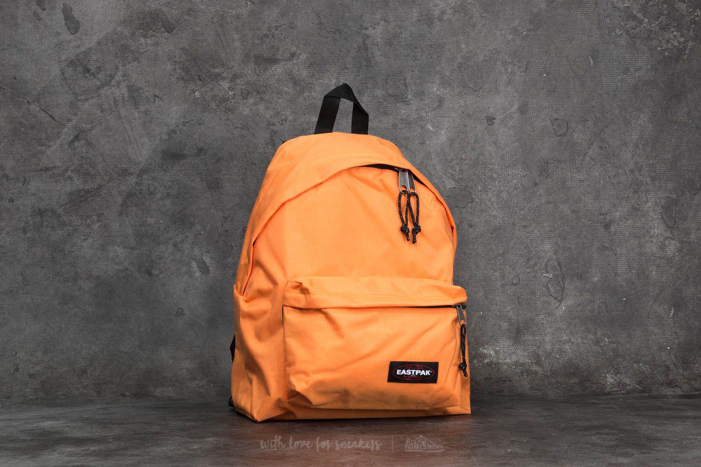eastpak orange backpack