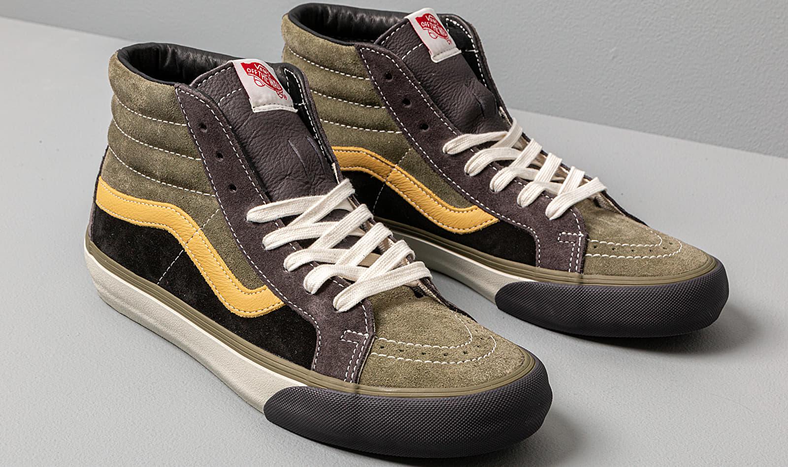 Vans Sk8-hi Reissue Vl (suede/ Leather) Shale/ Stone in Green | Lyst