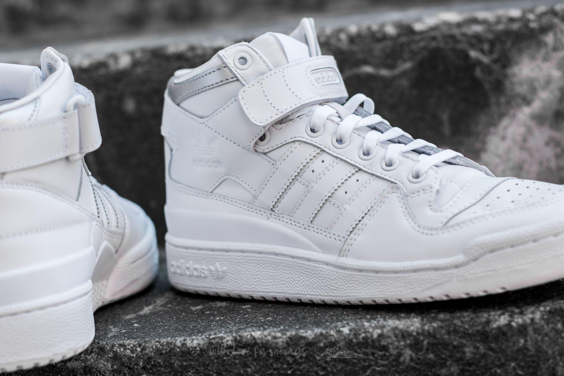 adidas forum mid white