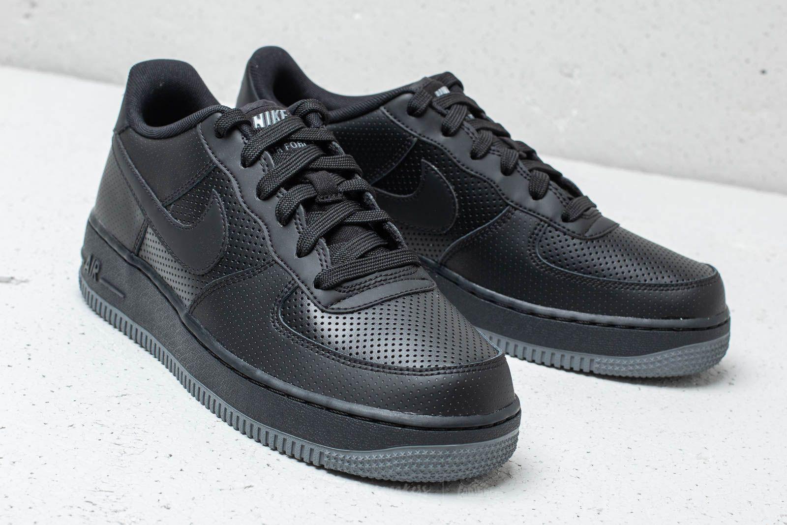 Nike Air Force 1 Lv8 Perf (gs) Black Black dark Grey Nike Air Force 1 Lv8 Perf (gs) Black Black dark Grey