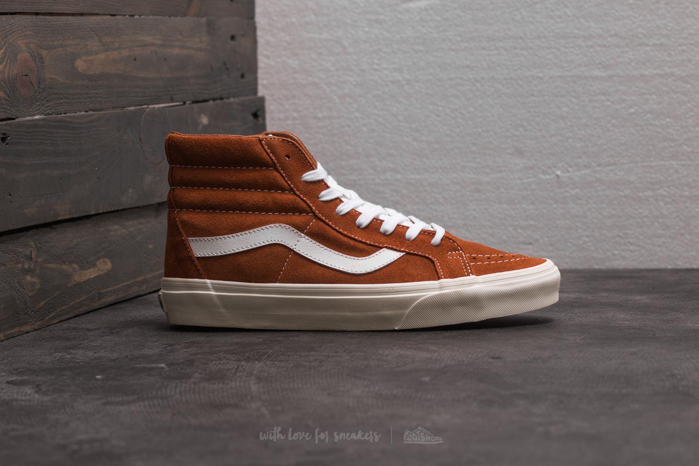 vans sk8 hi glazed ginger