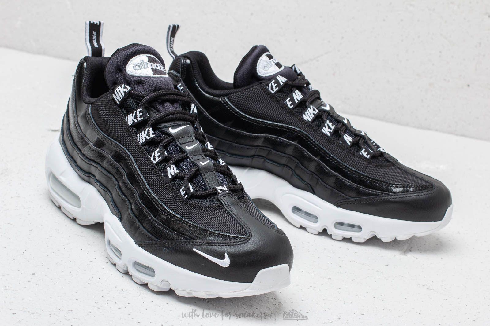 Nike Leather Air Max 95 Premium Black/ White/ Black for Men - Save 66% -  Lyst