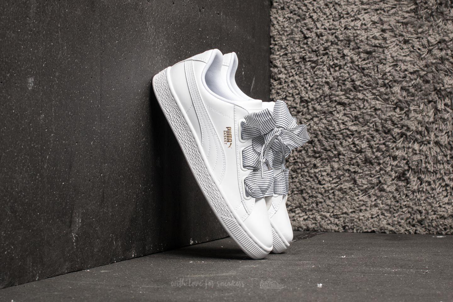 puma basket heart wns