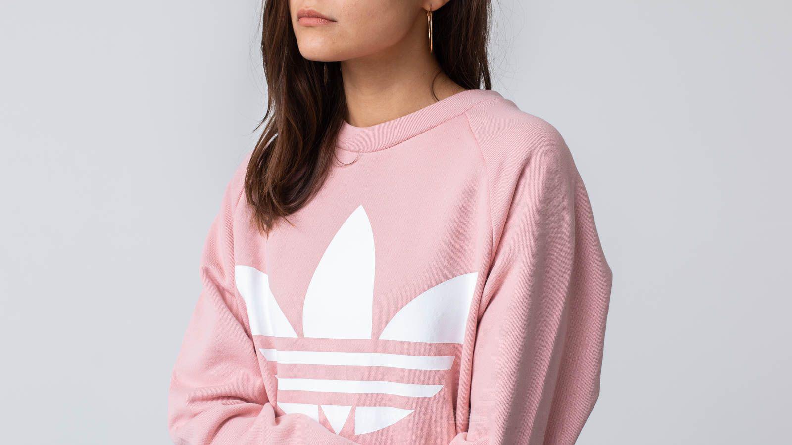 adidas oversized sweatshirt pink