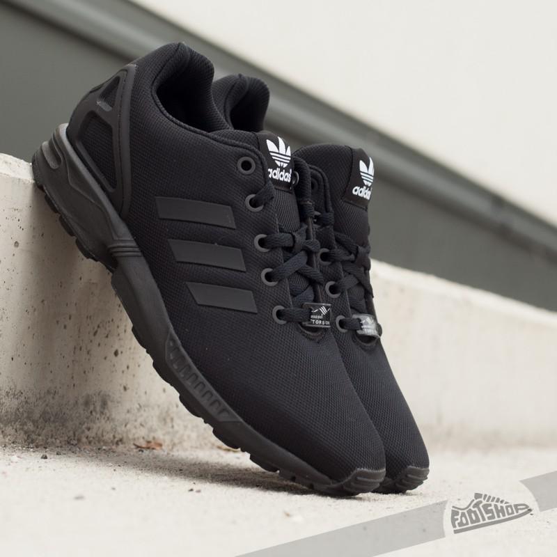 adidas zx flux k all black