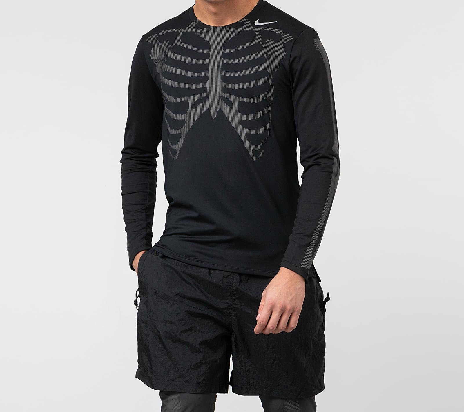 Nike Lab Skeleton Long Sleeve Tee Black for Men | Lyst