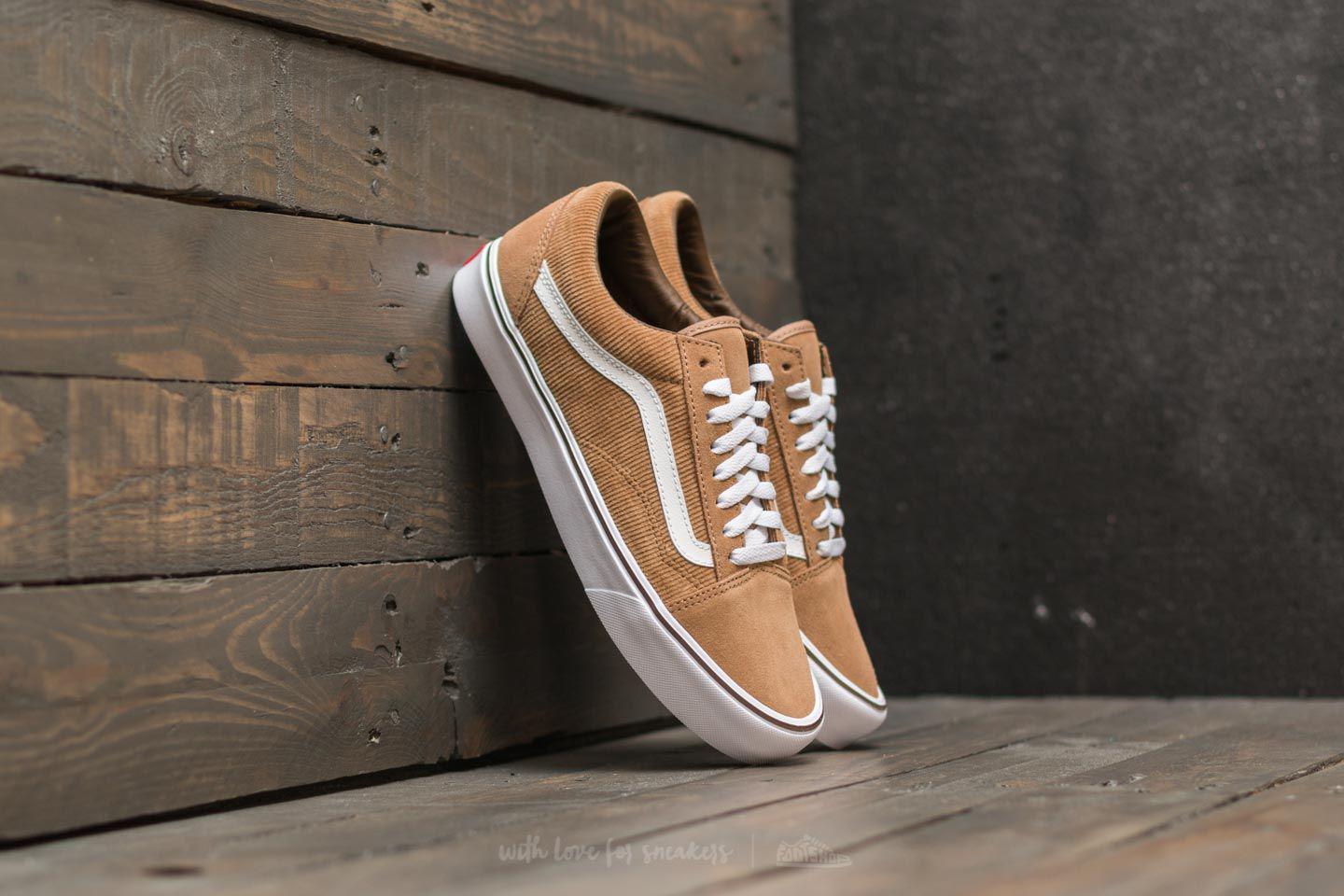 Vans Canvas Old Skool Lite (corduroy) Tiger's Eye/ True White for Men - Lyst