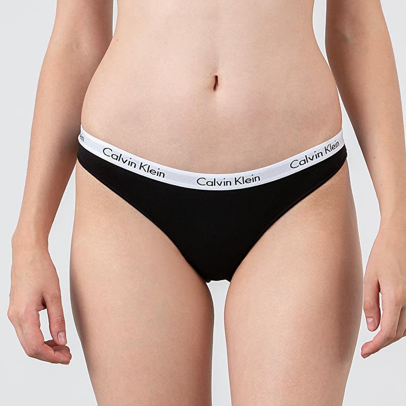 Calvin Klein Cotton 3 Pack Thongs - Carousel in Black - Save 53% | Lyst