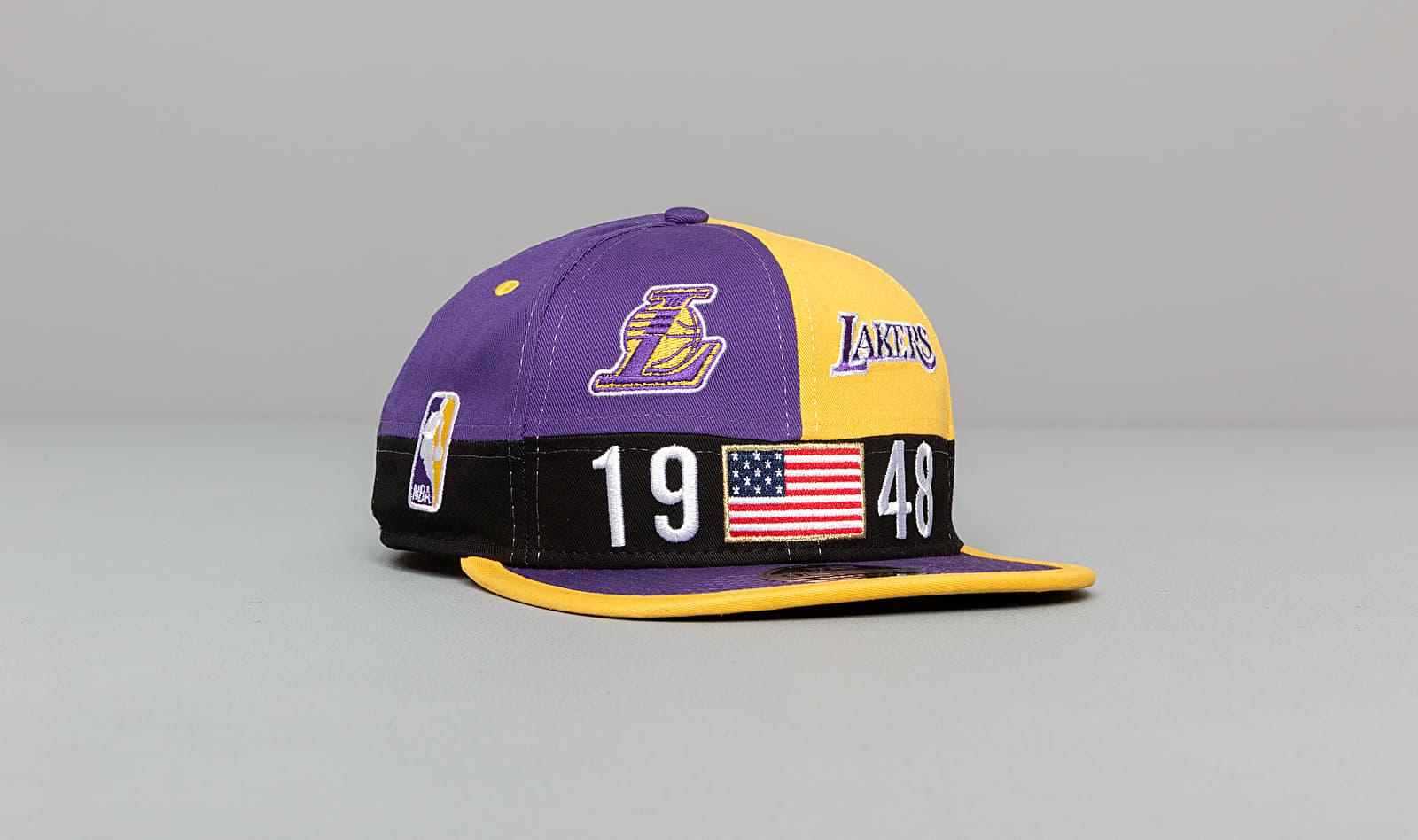 purple lakers snapback