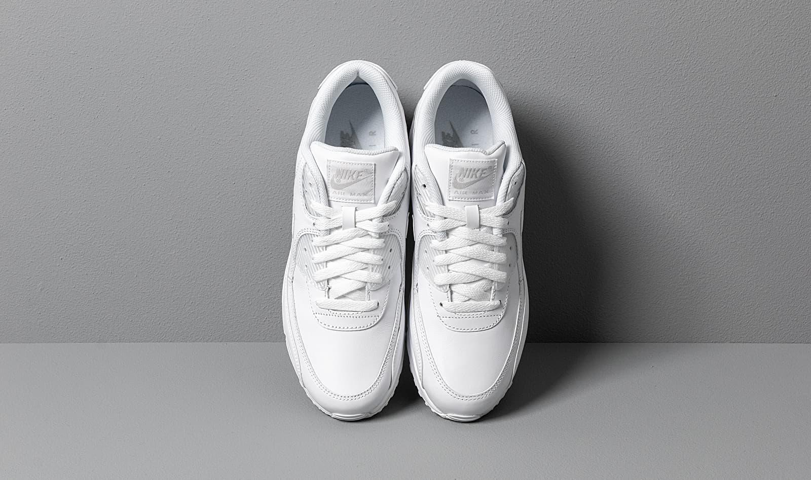 Nike Air Max 90 Leather True White/ True White for Men | Lyst