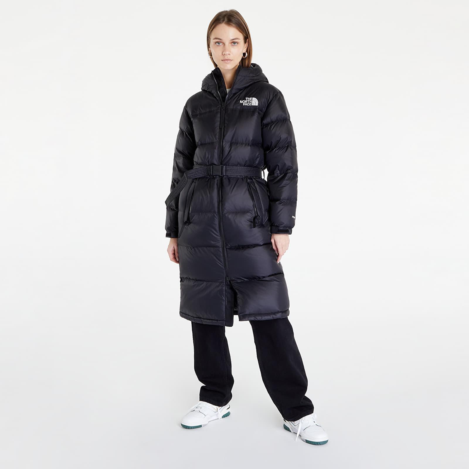 The North Face 's Nuptse Belted Long Parka Tnf Black in Blau | Lyst AT