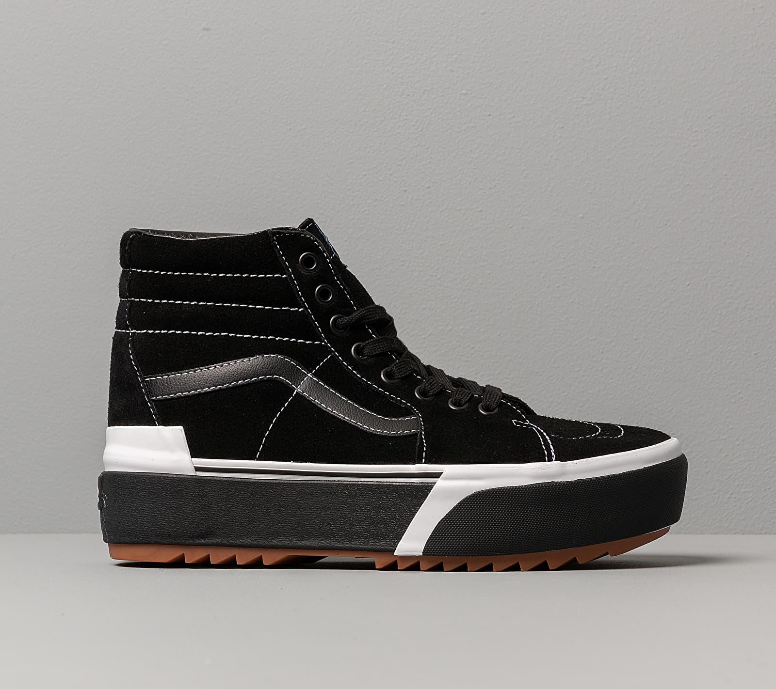 Vans suede top black gum