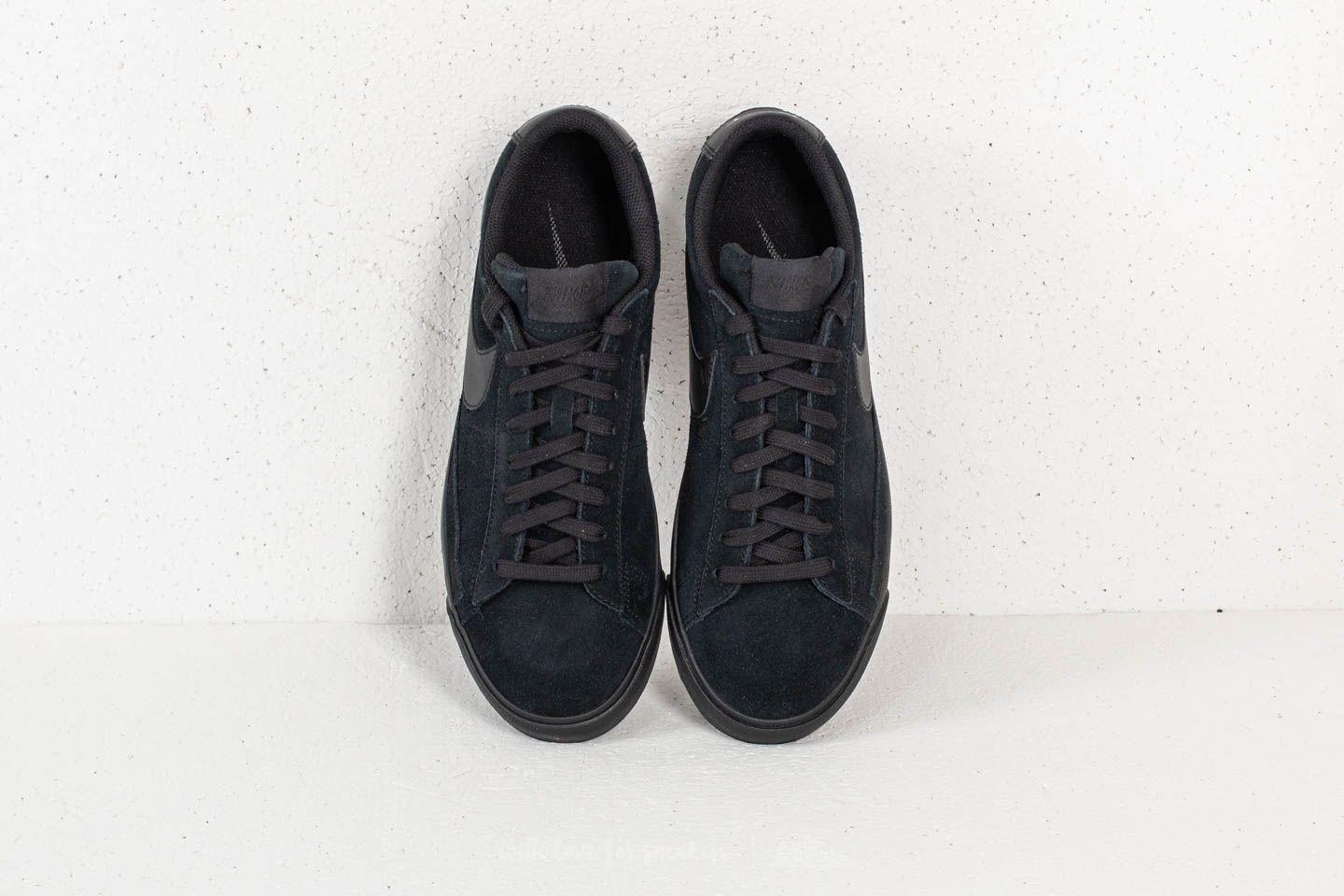 nike blazer low le black