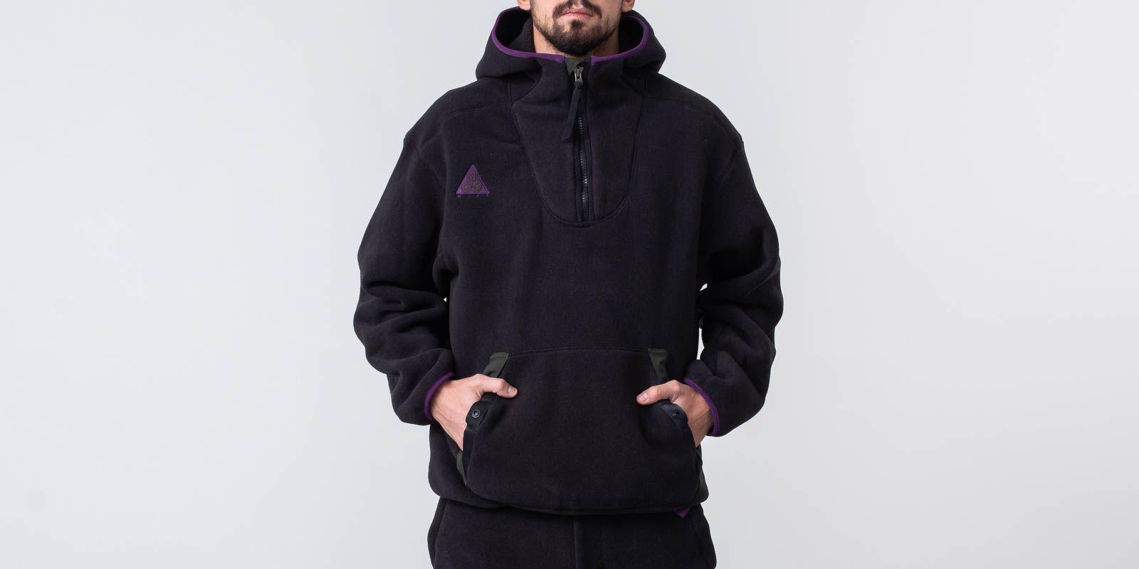 Nike Acg Sherpa Fleece Hoodie Black for Men | Lyst