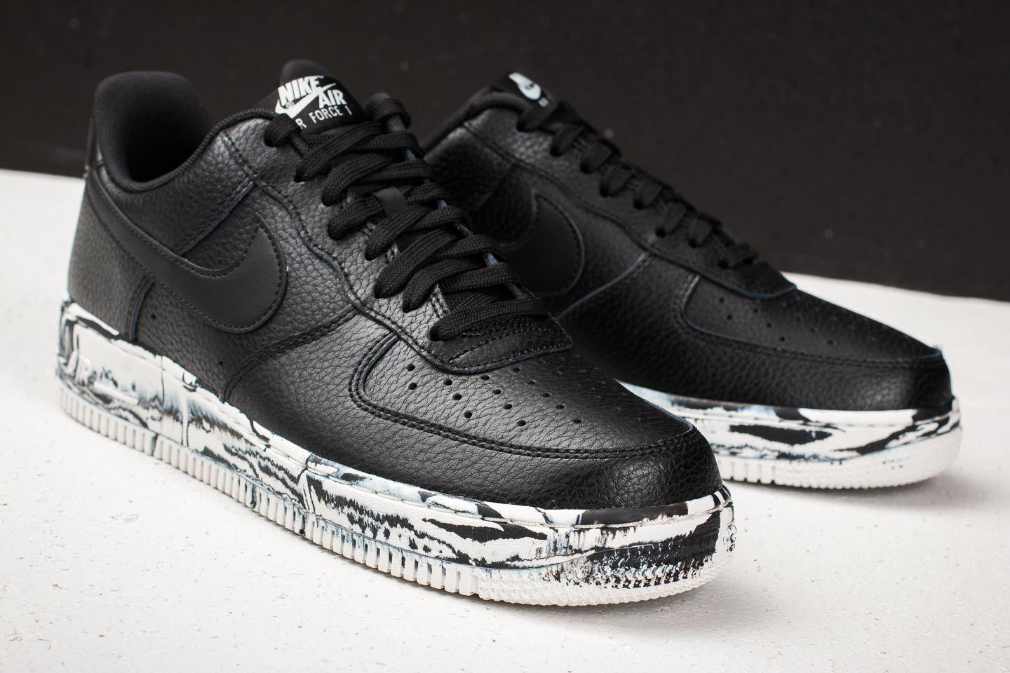 air force 1 lv8 black leather