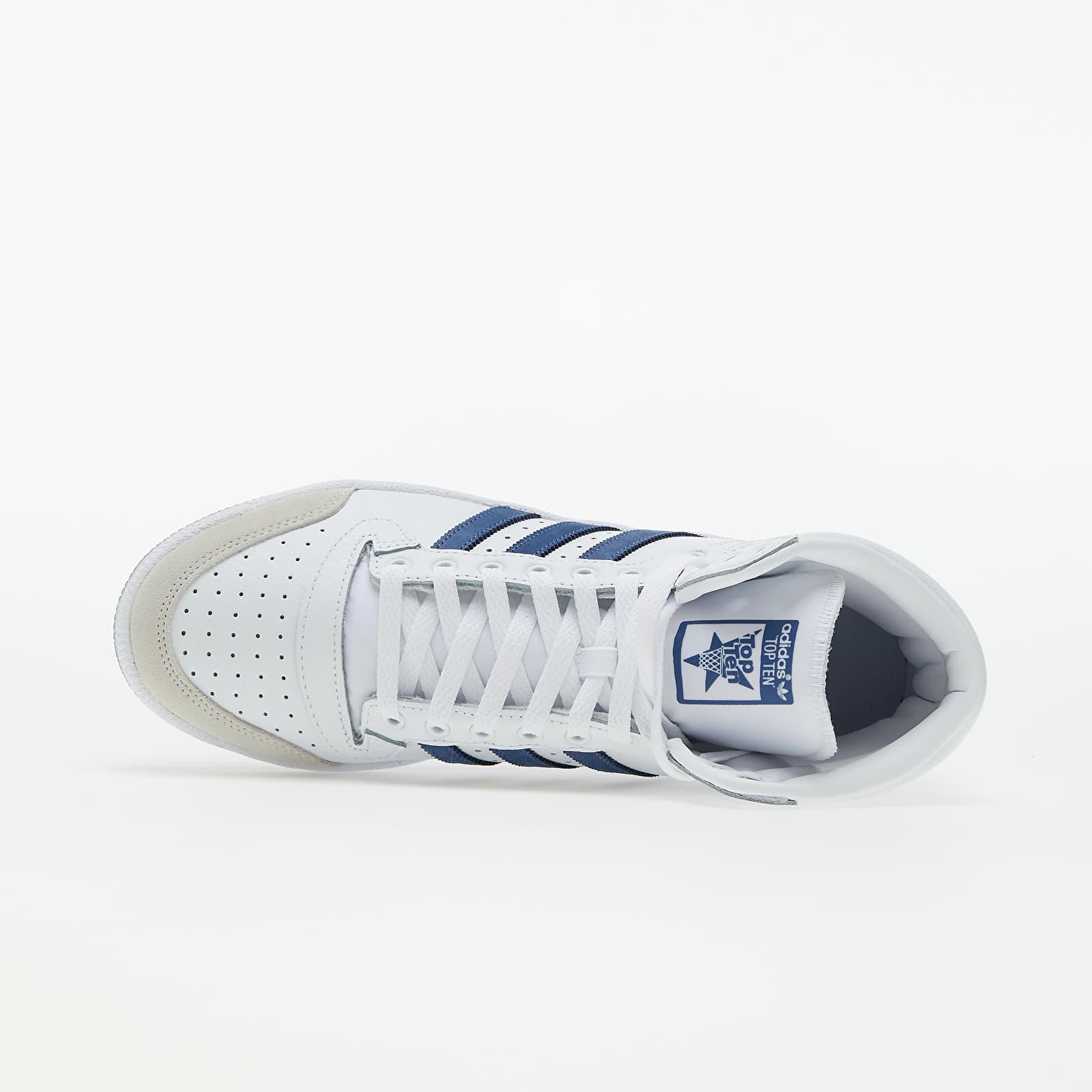 adidas Originals Adidas Top Ten Ftwr White/ Crew Blue/ Crystal White for  Men | Lyst