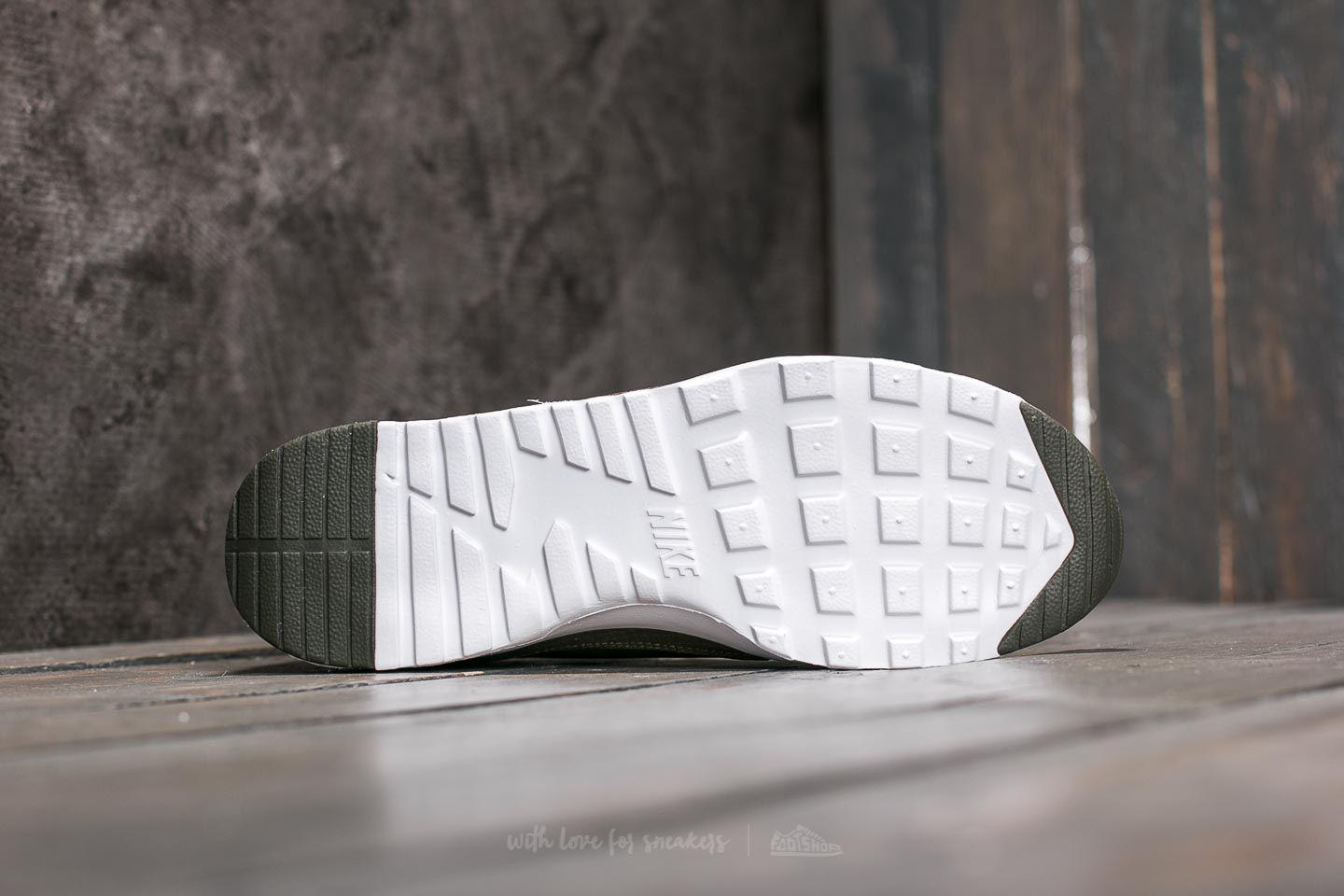air max thea - sneakers laag - medium olive/black/summit white