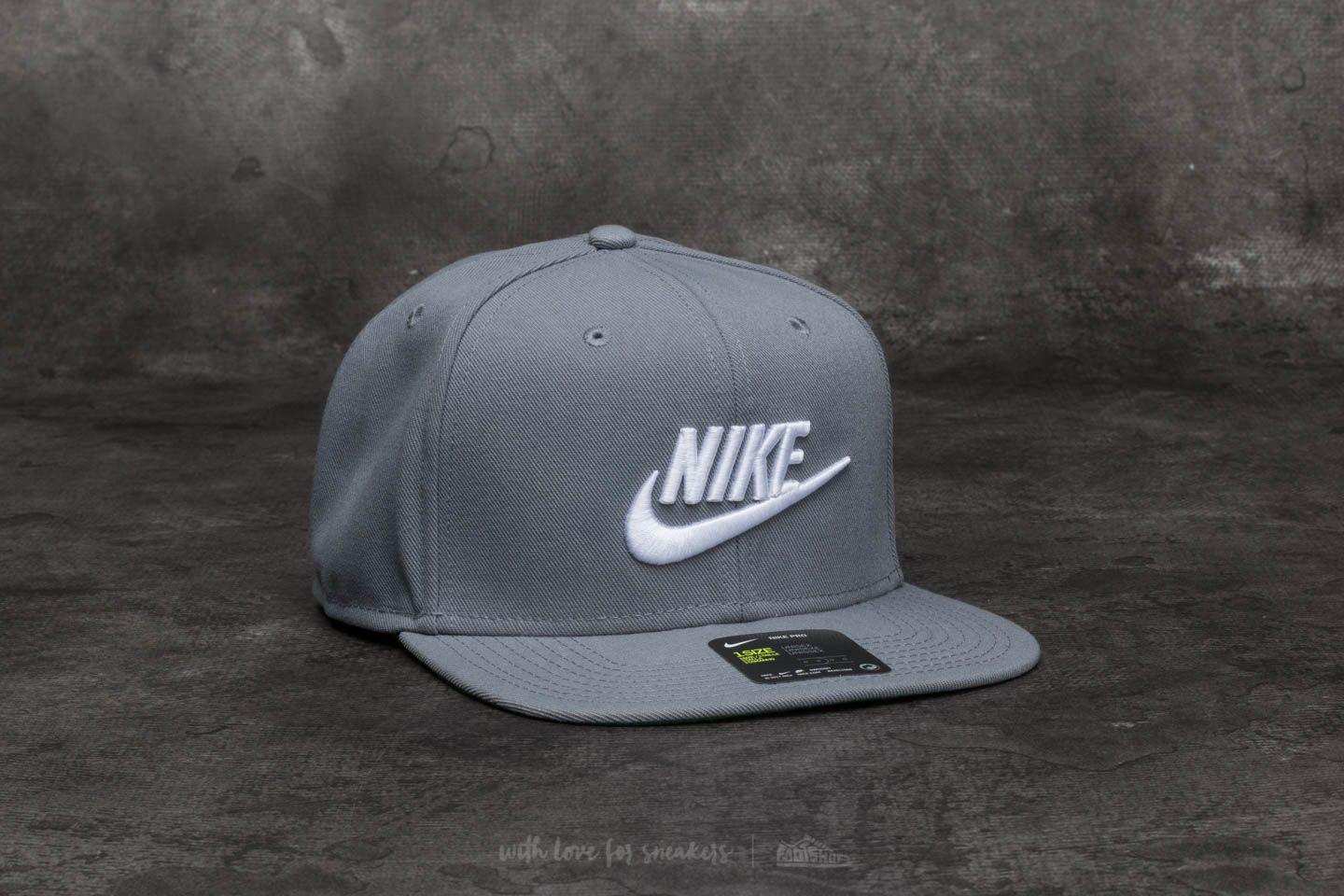 Nike Sportswear Futura Pro Cap Cool Grey/ White in Gray for Men | Lyst