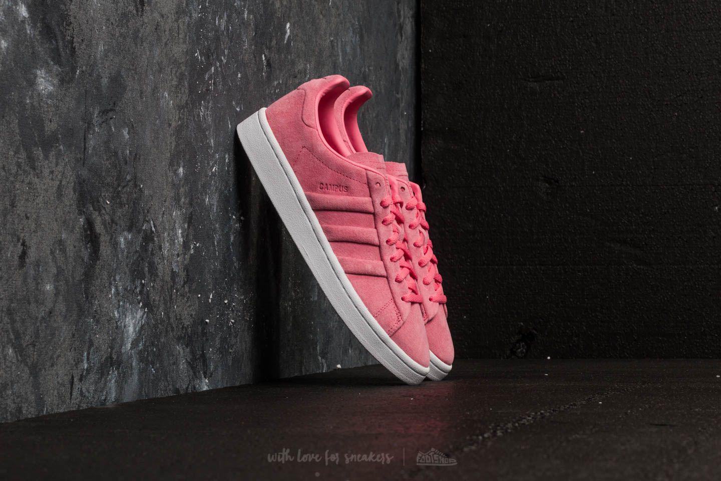 adidas Originals Suede Adidas Campus Stitch And Turn W Chalk Pink/ Chalk Pink/ Gold Metallic - Lyst