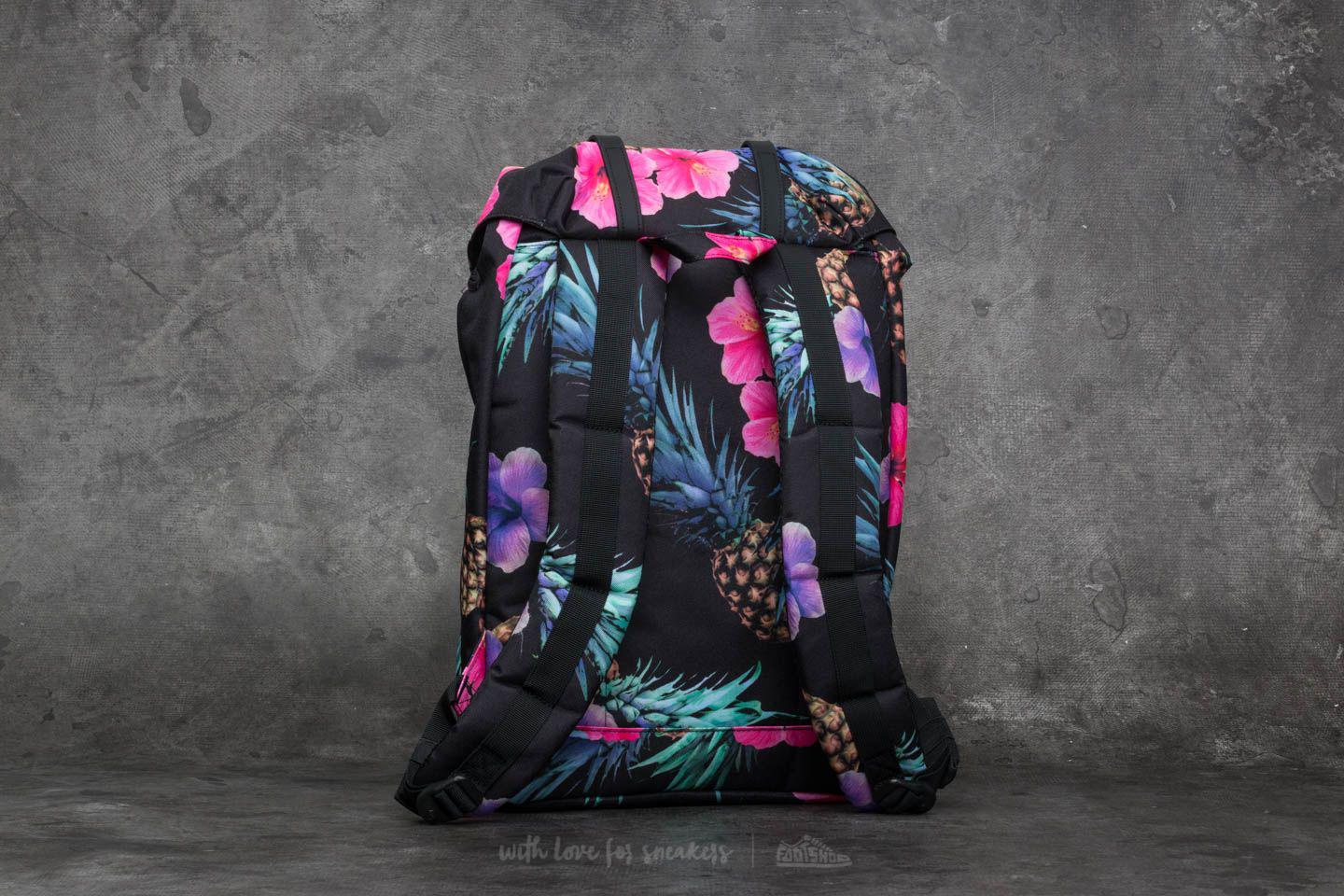 herschel black pineapple backpack