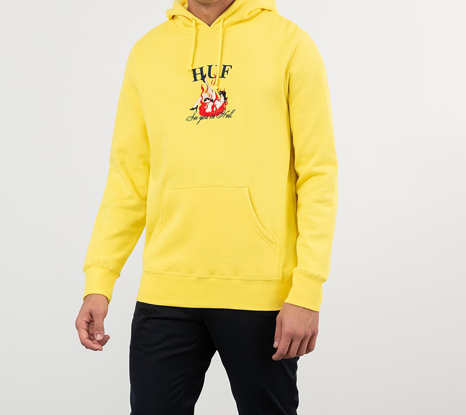 huf yellow hoodie