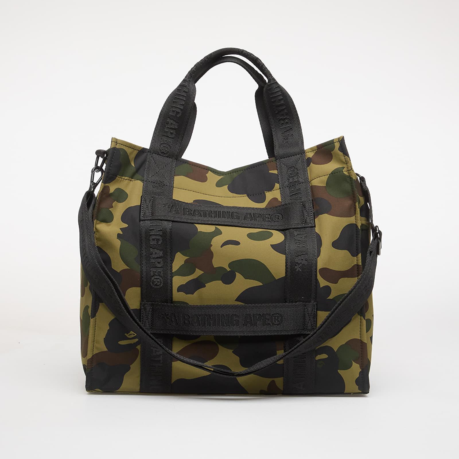 A Bathing Ape Bag 1St Camo Sliding Tote Bag M Travel in Black for