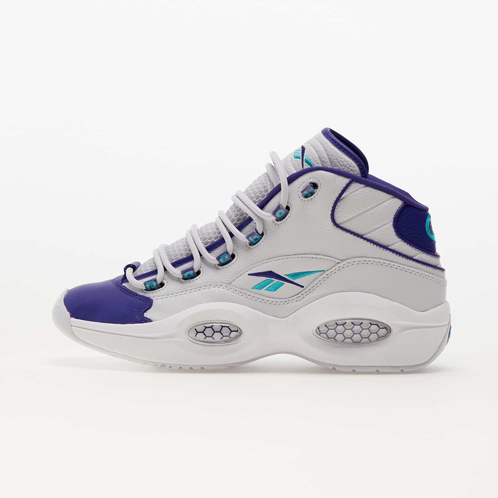 Reebok Question Mid Classic Grey 1/ Bold Purple/ Classic Teal in Blue for  Men | Lyst