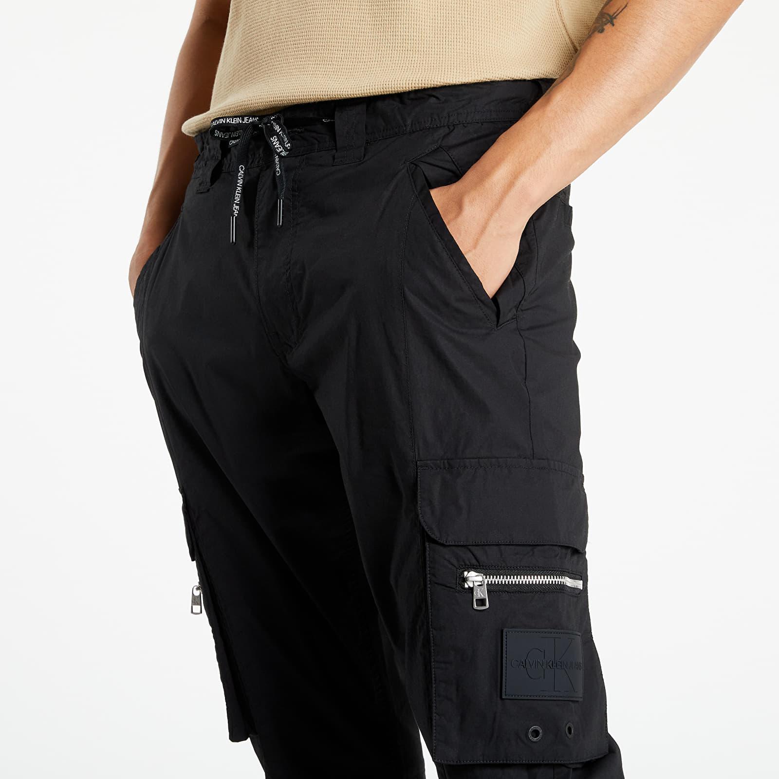 Calvin Klein Denim Lightweight Skinny Cargo Pant in Black for Men | Lyst