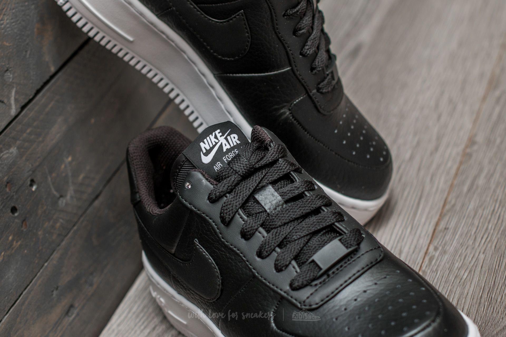 nike air force upstep black