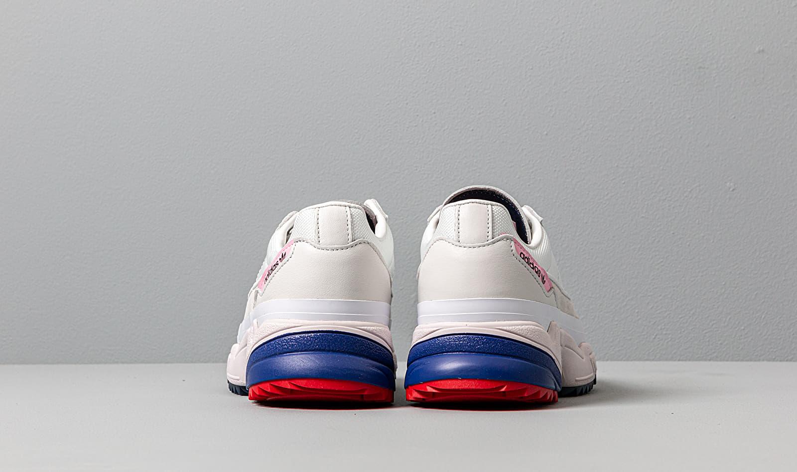 adidas originals kiellor trainers in white and purple