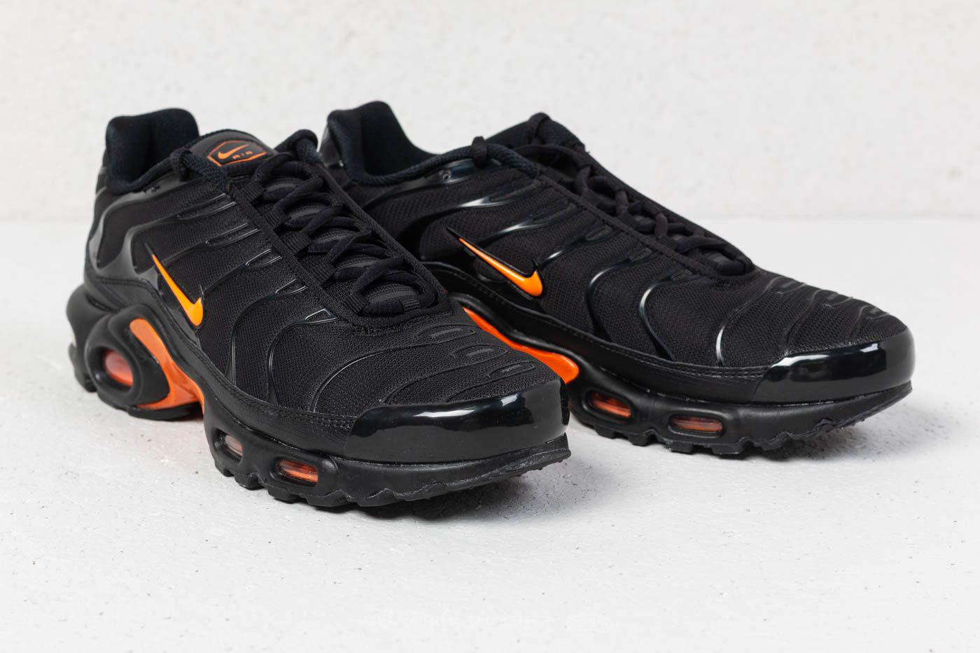 nike tn black and orange