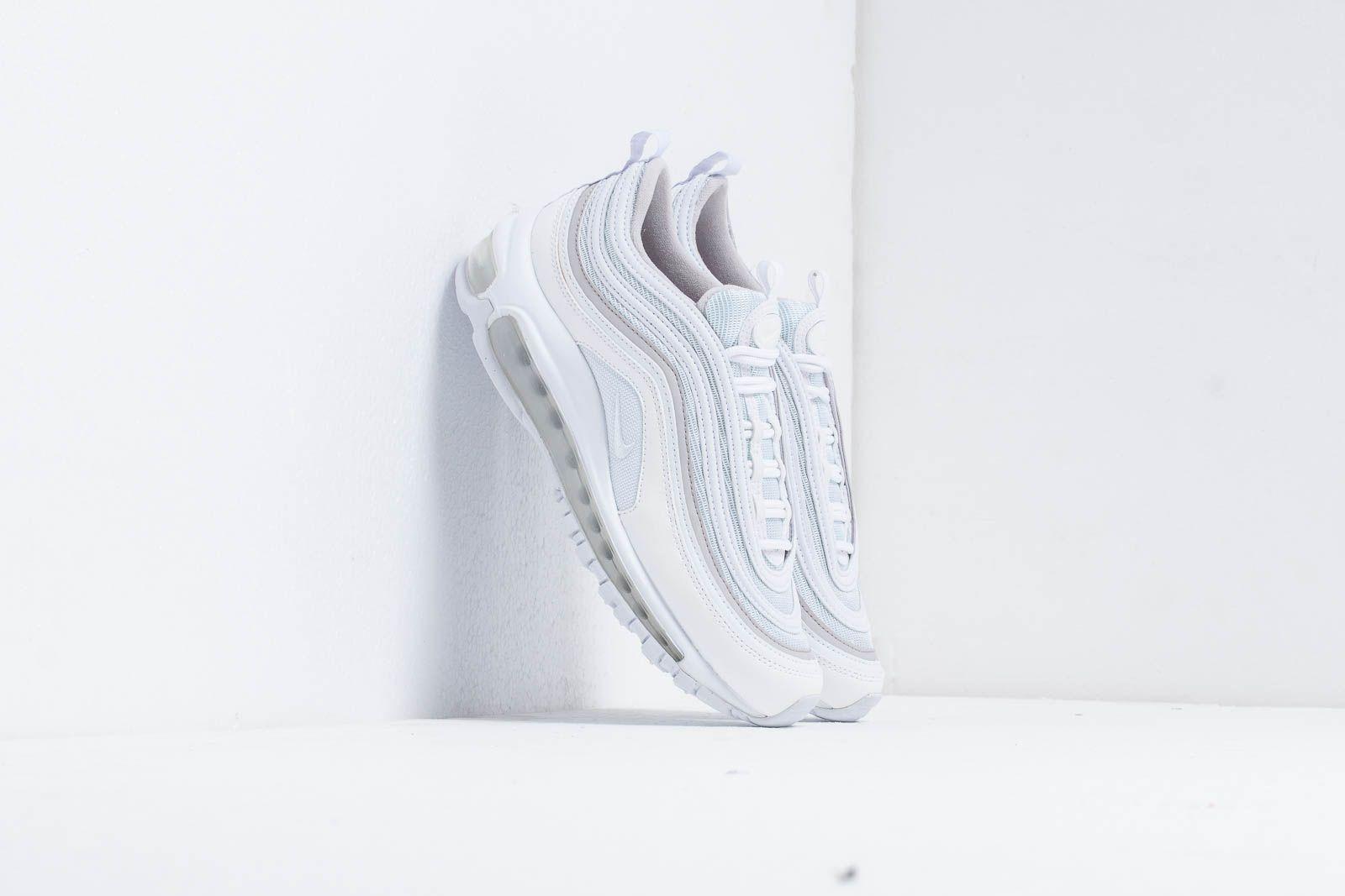 Nike Rubber Air Max 97 (gs) White/ White-vast Grey - Lyst