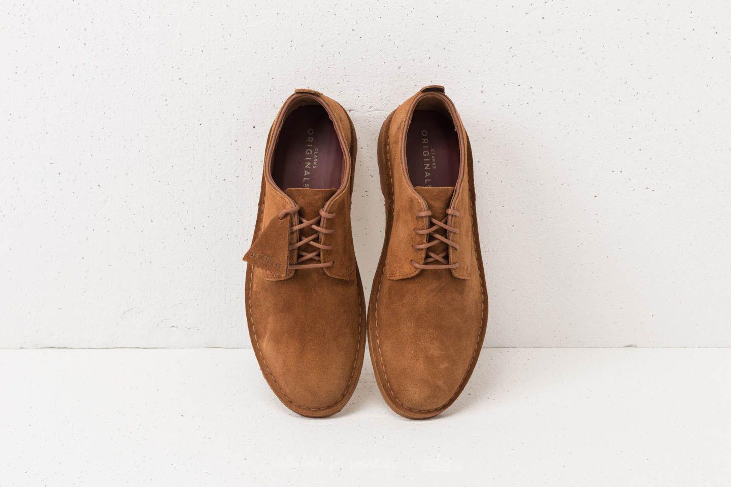 clarks desert london cola suede