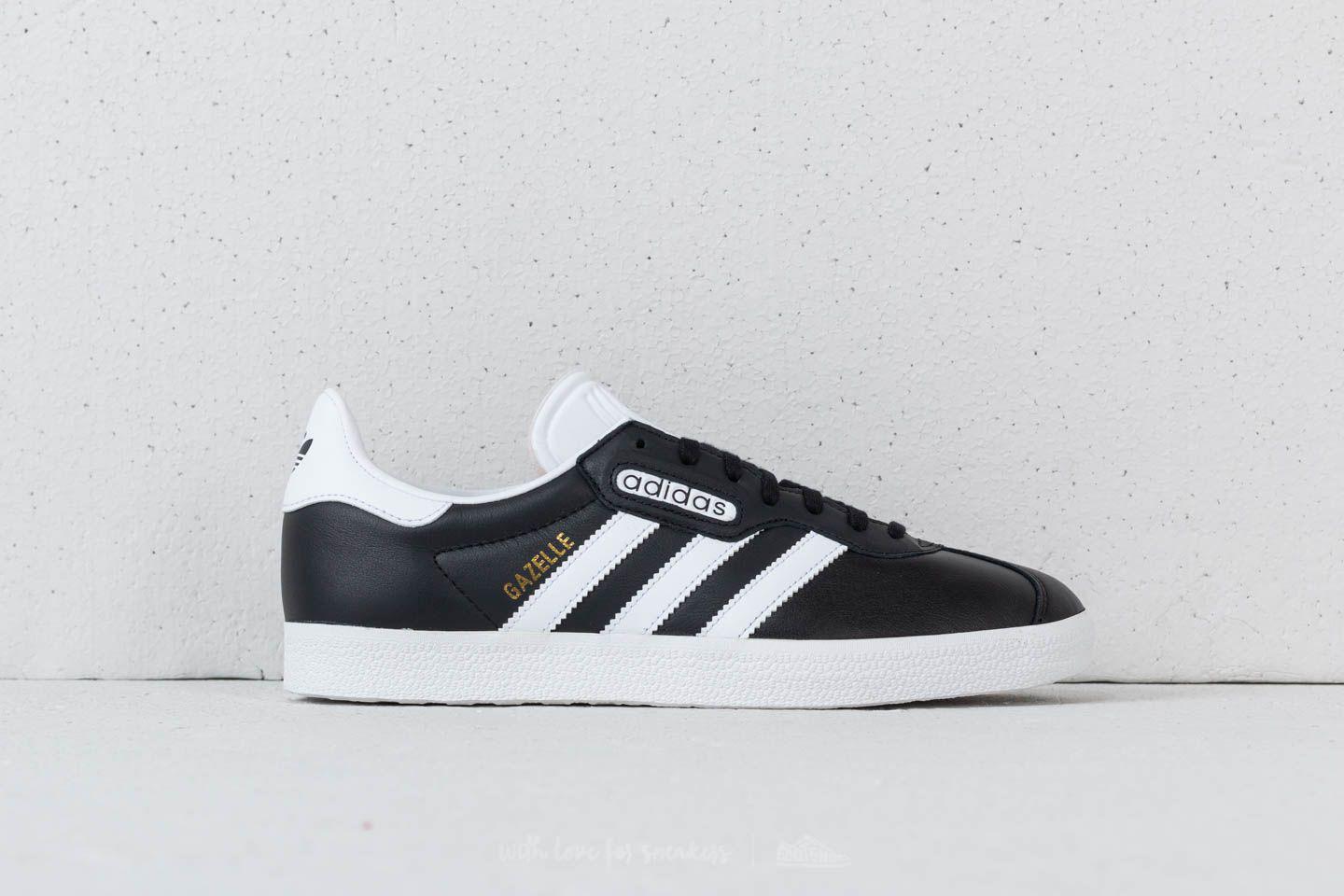 adidas Leather Adidas Gazelle Super Essential Core Black/ Ftw ... adidas Leather Adidas Gazelle Super Essential Core Black/ Ftw ...