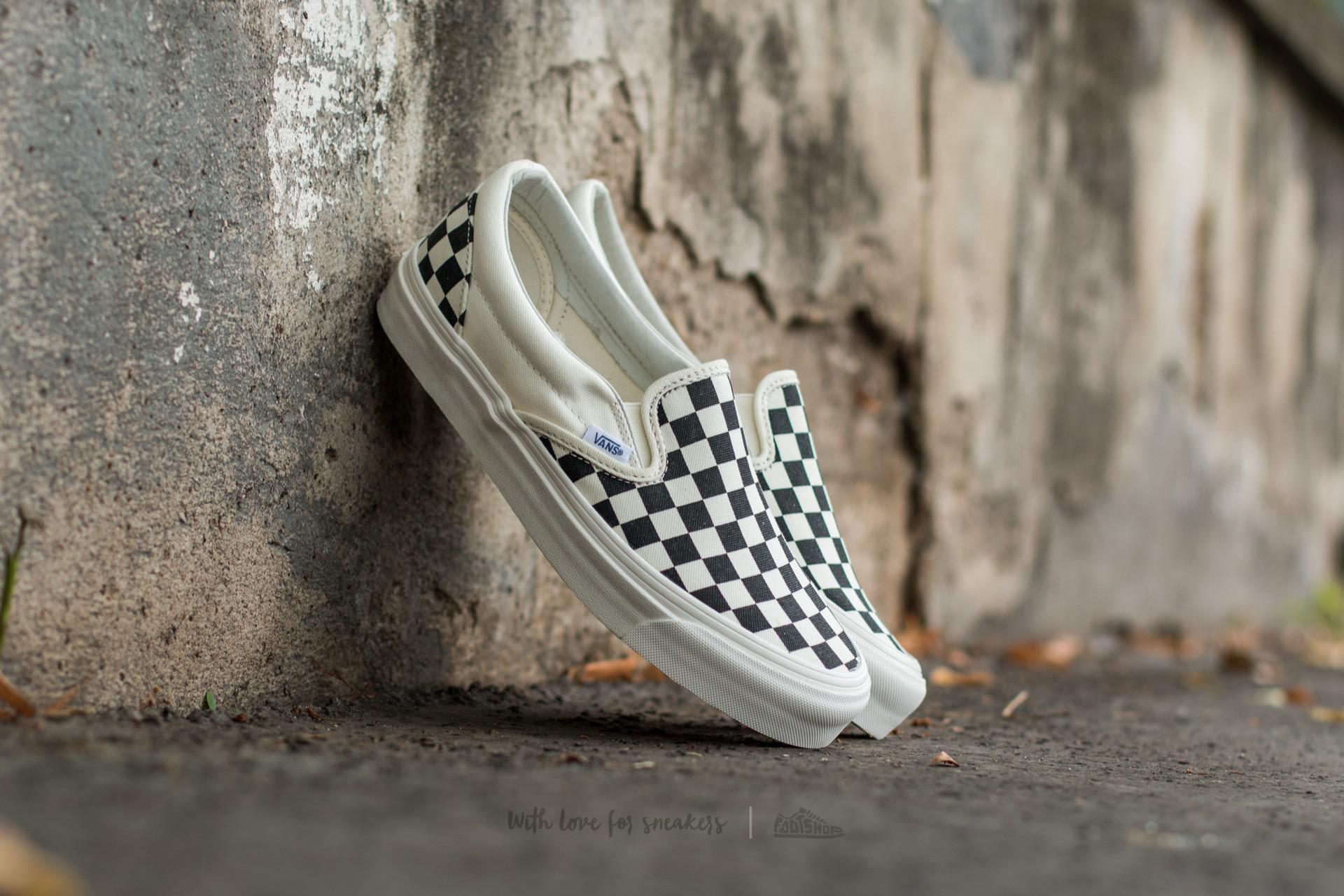 vans og classic slip on checkerboard