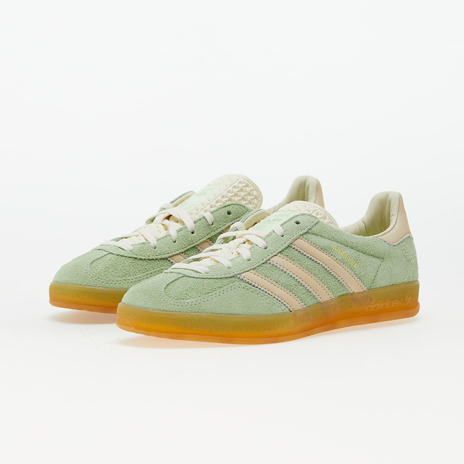 adidas gazelle yellow and green